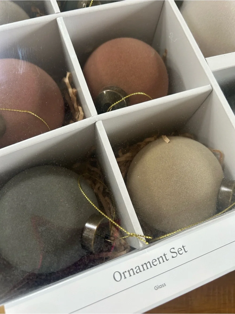 NWT Threshold x Studio McGee Velvet Holiday Ornament Set